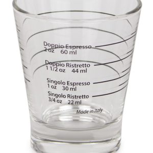 Espresso Shot Glas mit Markierung