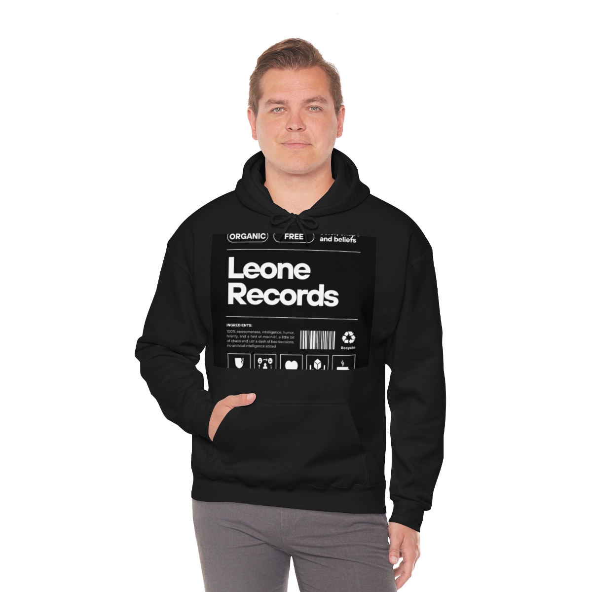 Leone Records Hoodie.......take yours......Unisex Heavy Blend Hooded Sweatshirt – Bild 6